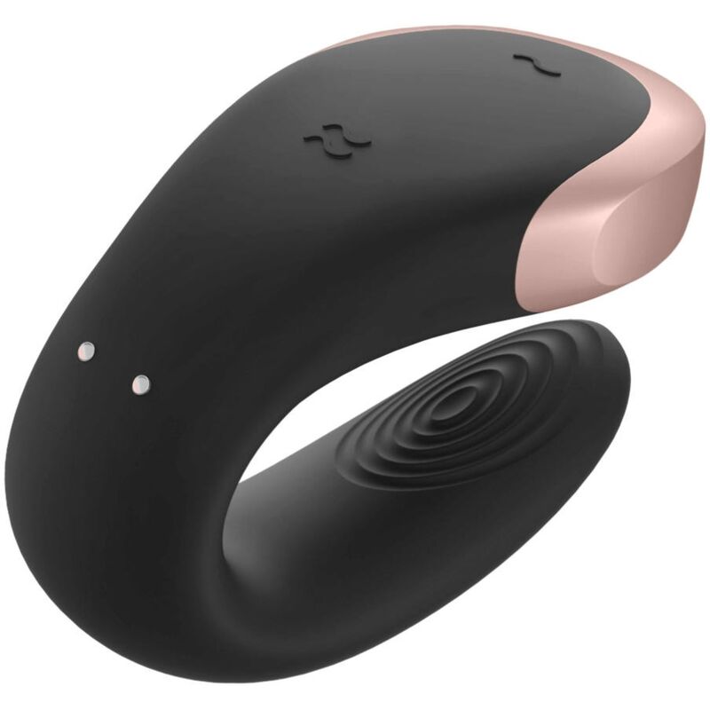 VIBRATORE SATISFYER DOUBLE LOVE LUXURY PARTNER - NERO