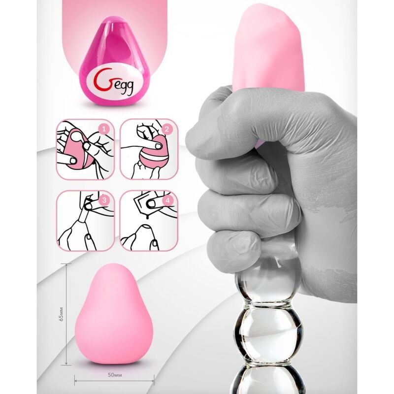 GVIBE UOVO STRUTTURATO E RIUTILIZZABILE - ROSA