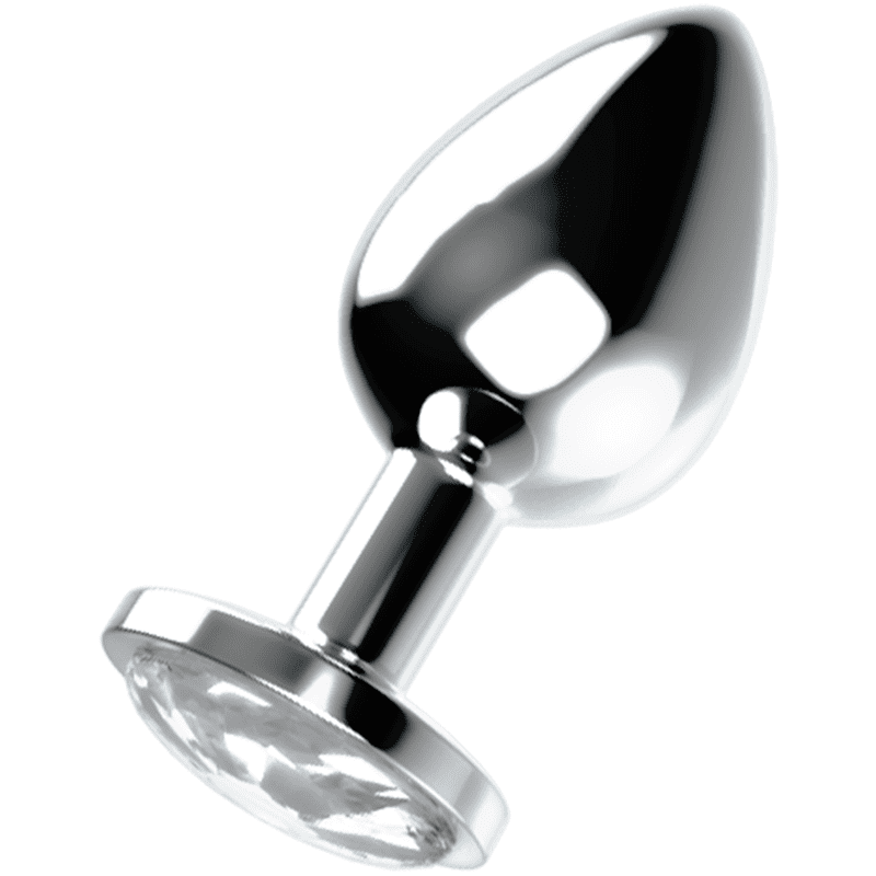OHMAMA PLUG ANALE ACERO CON CRISTAL