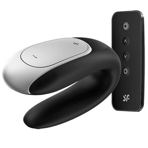 VIBRATORE SATISFYER DOPPIO DIVERTIMENTO PARTNER - NERO