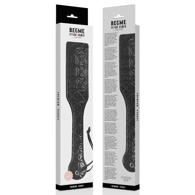 SCULACCIATORE IN SIMILPELLE BEGME BLACK EDITION