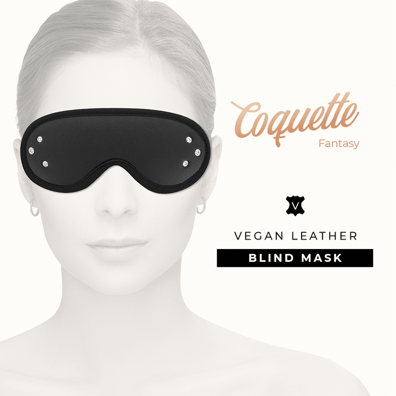 MASCHERA CIECA COQUETTE CHIC DESIRE FANTASY VEGAN IN PELLE