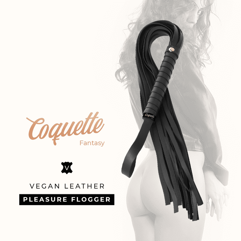 COQUETTE CHIC DESIRE FLOGGER IN PELLE VEGAN FANTASY