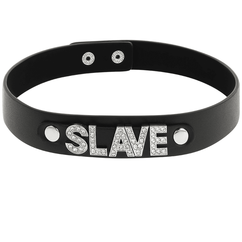 COQUETTE CHIC DESIRE CHOKER IN PELLE VEGAN - SLAVE