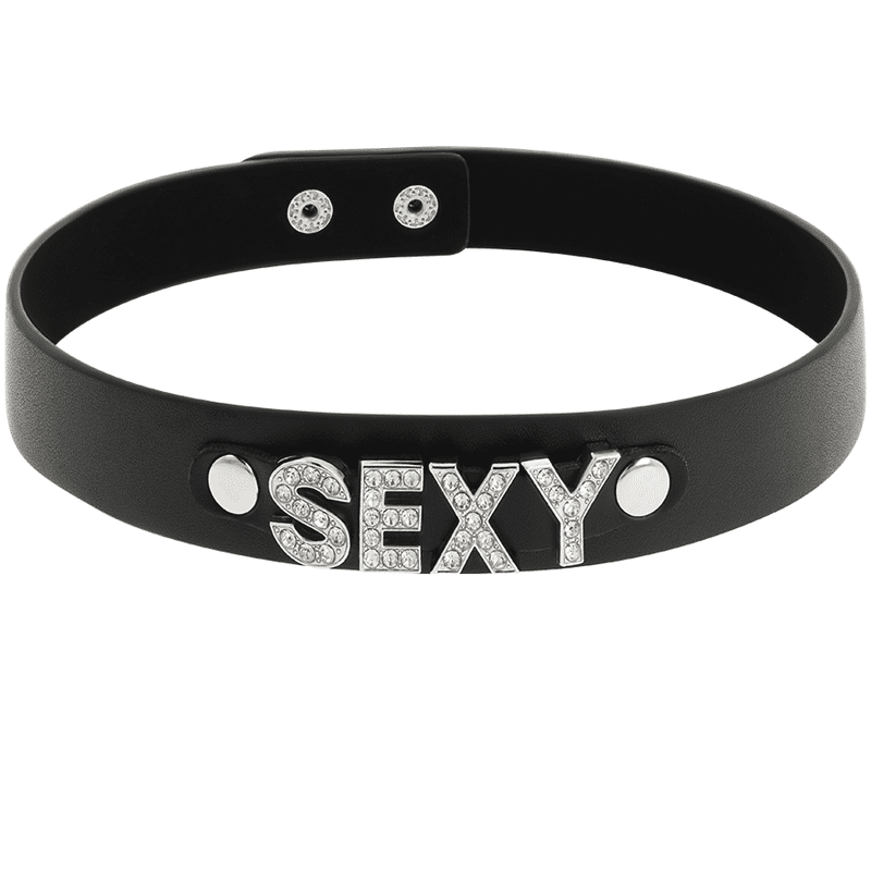 COQUETTE CHIC DESIRE CHOKER ARTIGIANALE IN PELLE VEGAN - SEXY