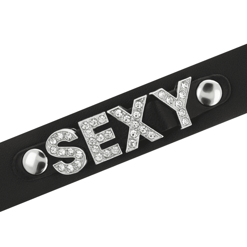 COQUETTE CHIC DESIRE CHOKER ARTIGIANALE IN PELLE VEGAN - SEXY