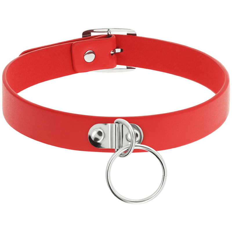 COQUETTE CHIC DESIRE FETISH DEL CHOKER ARTIGIANATO A MANO - ROSSO
