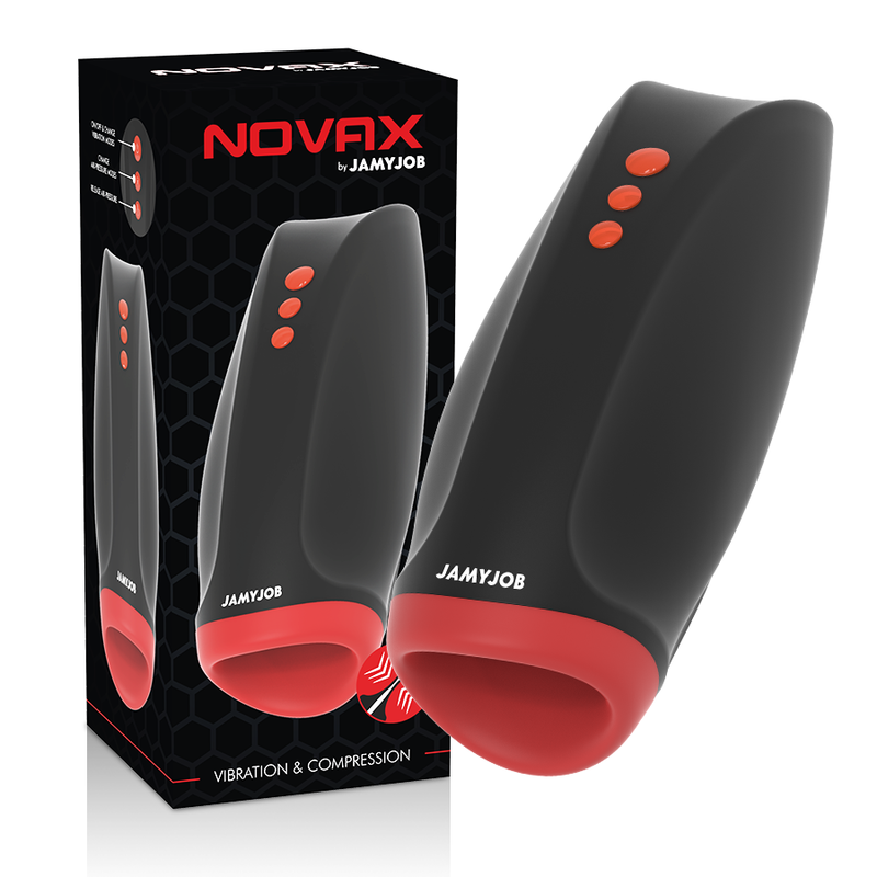 MASTURBATORE JAMYJOB NOVAX CON VIBRAZIONE E COMPRESSIONE