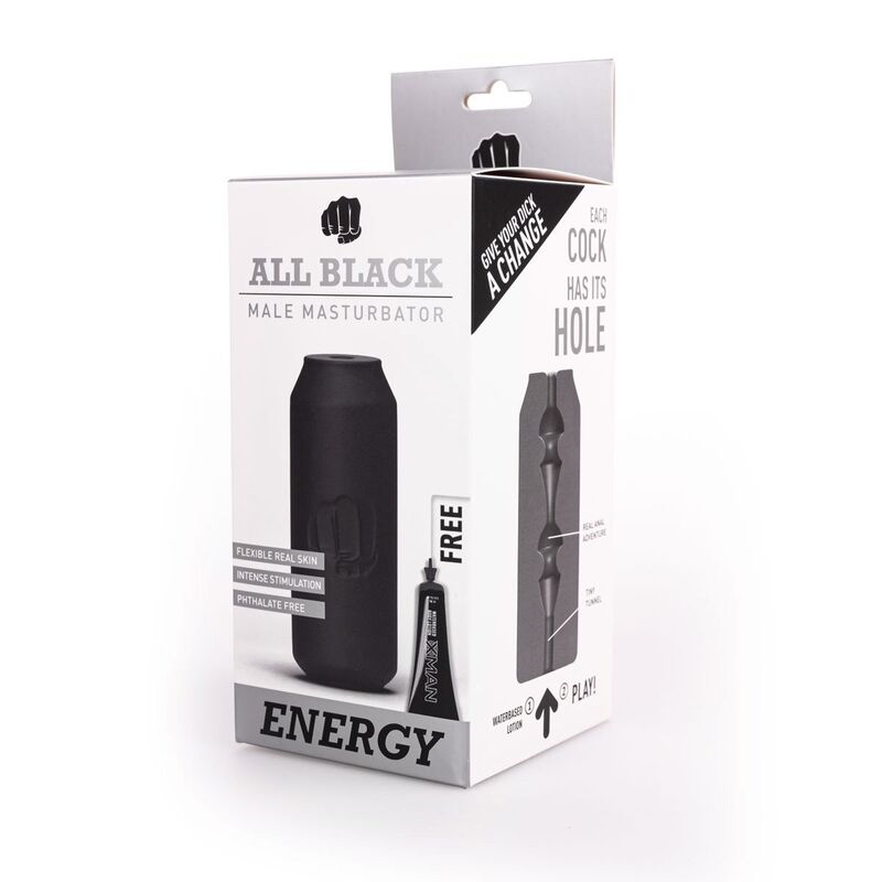 MASTURBATORE MASCHILE ALL BLACK ENERGY