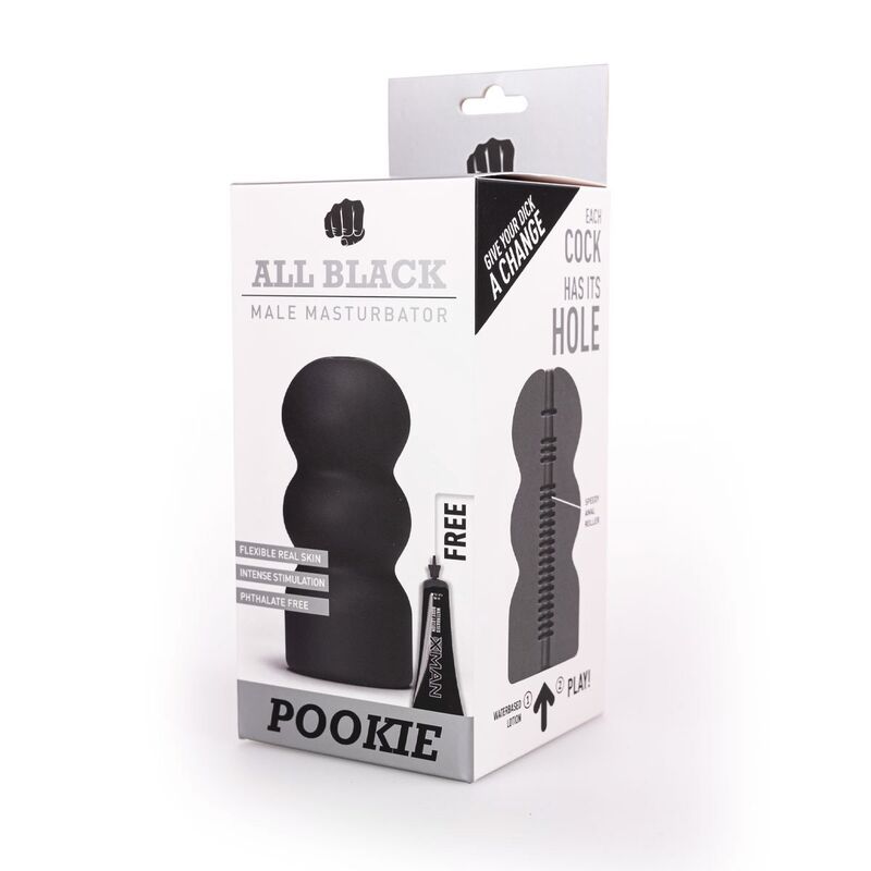 MASTURBATORE MASCHILE ALL BLACK POOKIE