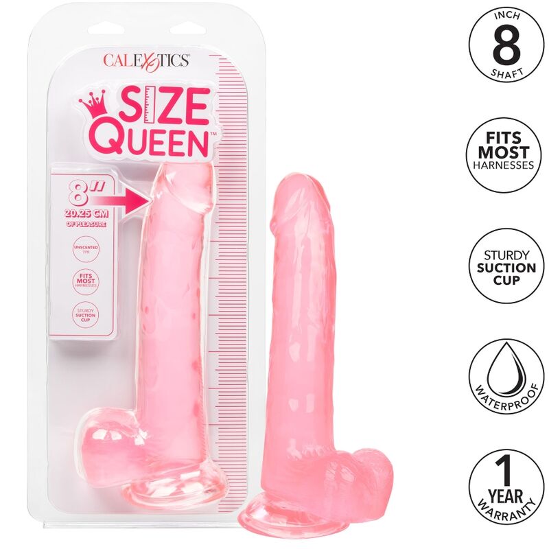 DILDO REGINA CALEX - ROSA DIMENSIONI 20,3 CM
