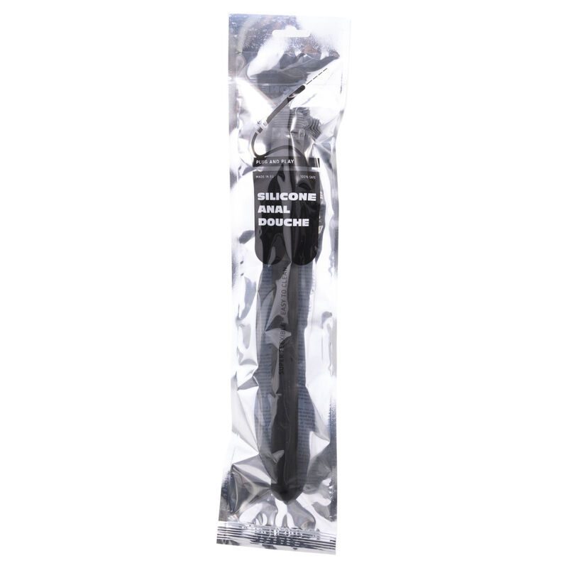 DOCCIA ANALE IN SILICONE ALL BLACK - 27CM