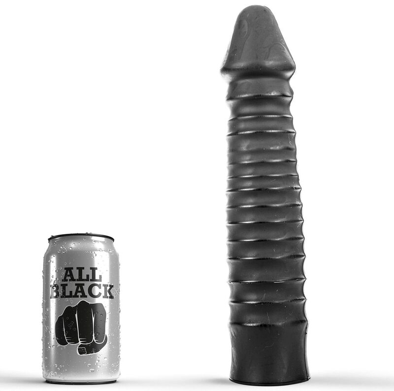 DILDO ALL BLACK - 26CM