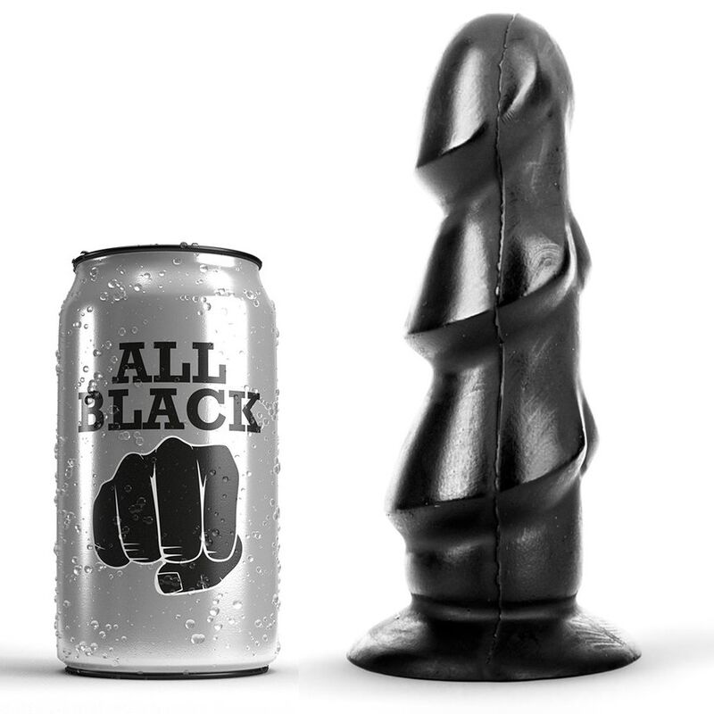DILDO ALL BLACK 17CM
