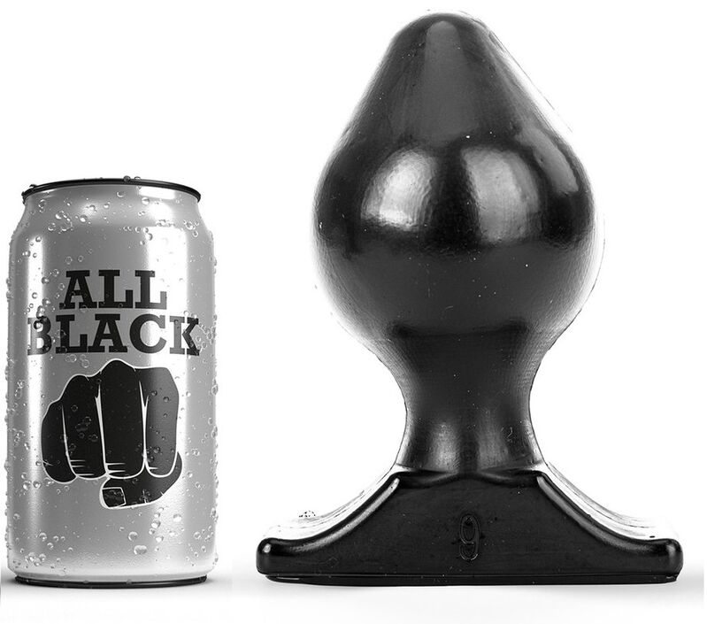 PLUG ANALE ALL BLACK - 16,5CM