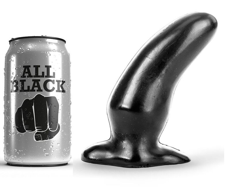 PLUG ANALE ALL BLACK 13CM