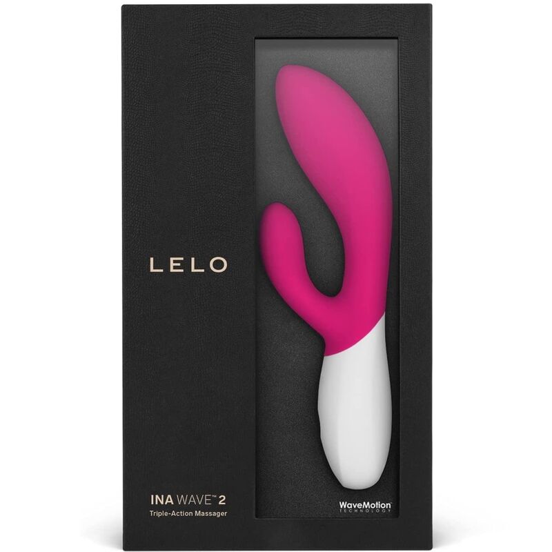 VIBRATORE RICARICABILE USB LELO INA WAVE 2 CILIEGIA