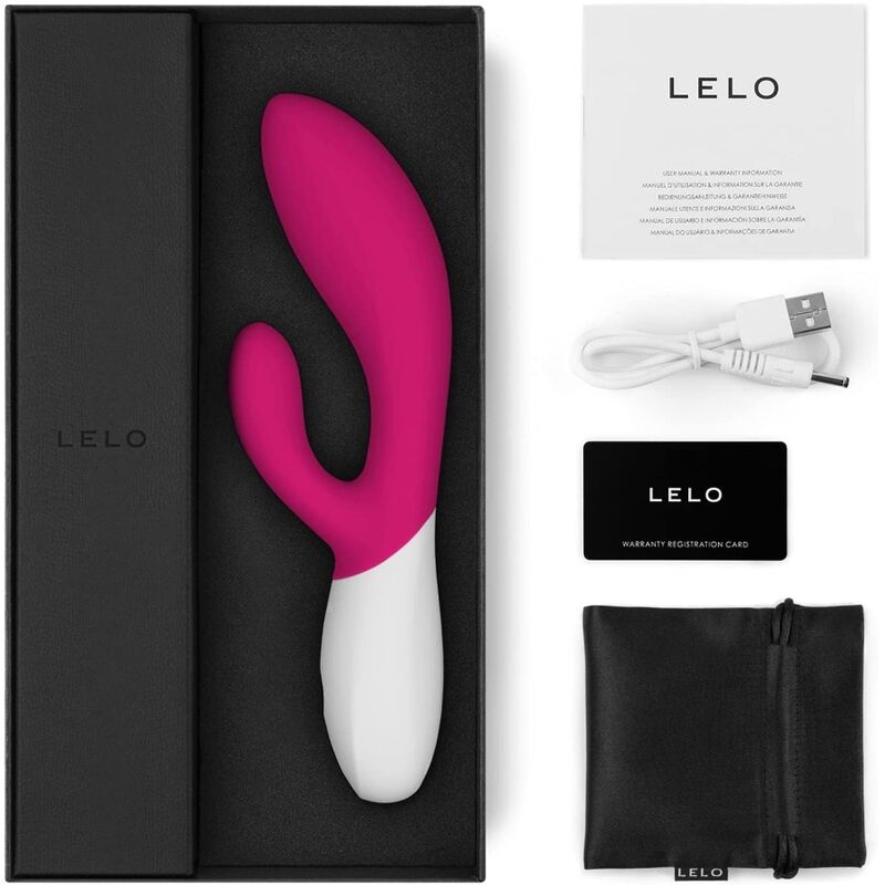 VIBRATORE RICARICABILE USB LELO INA WAVE 2 CILIEGIA