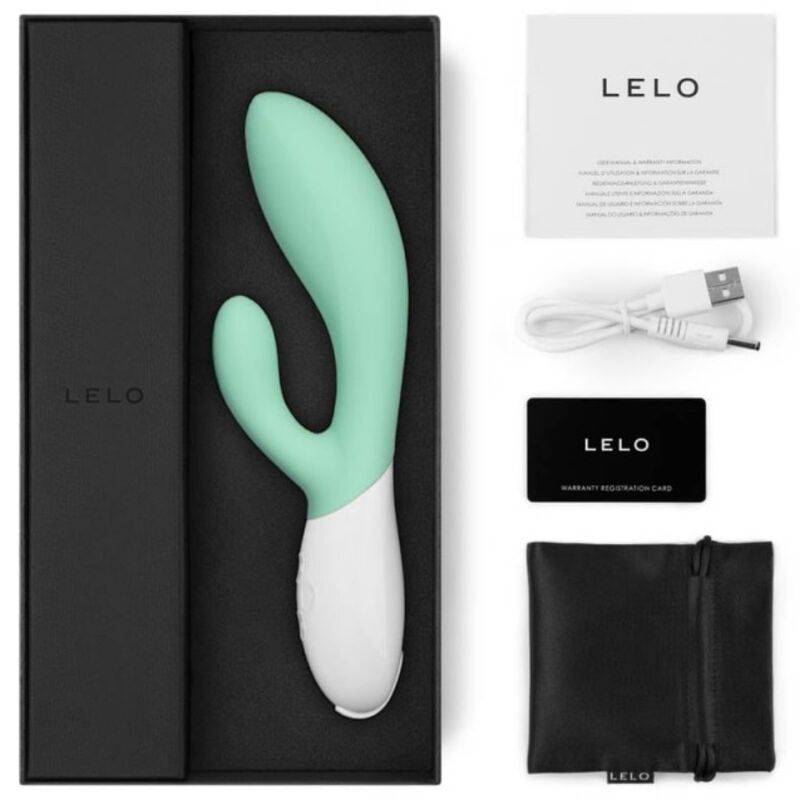 VIBRATORE RICARICABILE USB LELO INA VERDE ACQUA