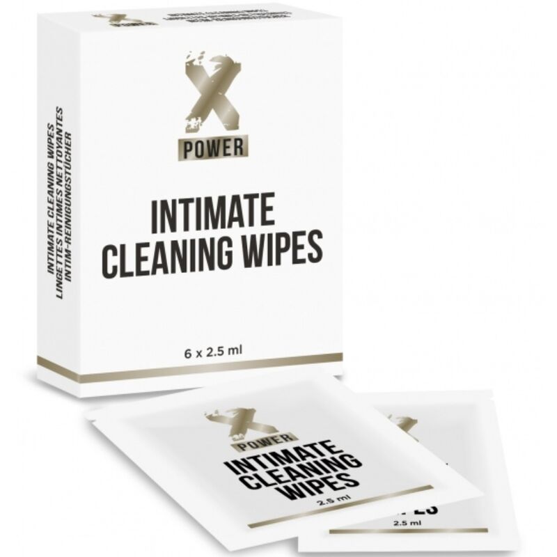 SALVIETTE PER LA PULIZIA INTIMA 6 PEZZI - XPOWER