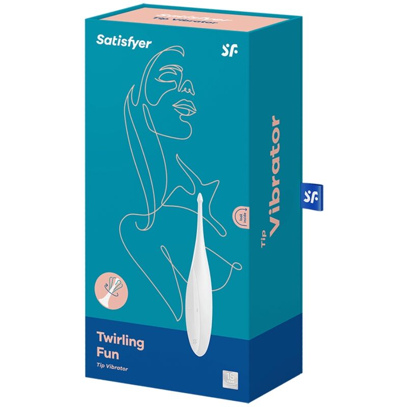 VIBRATORE SATISFYER TWIRLING FUN TIP - BIANCO