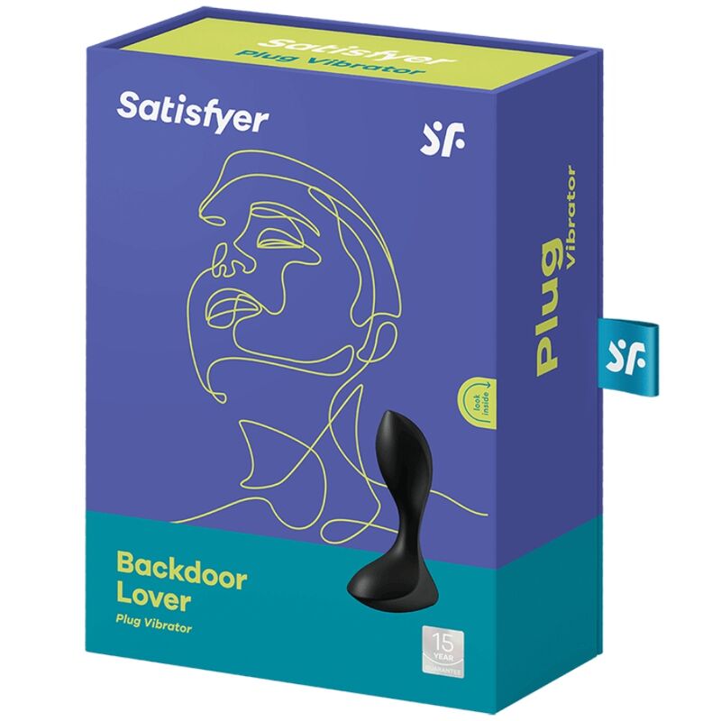 PLUG VIBRANTE SATISFYER BACKDOOR LOVER - NERO