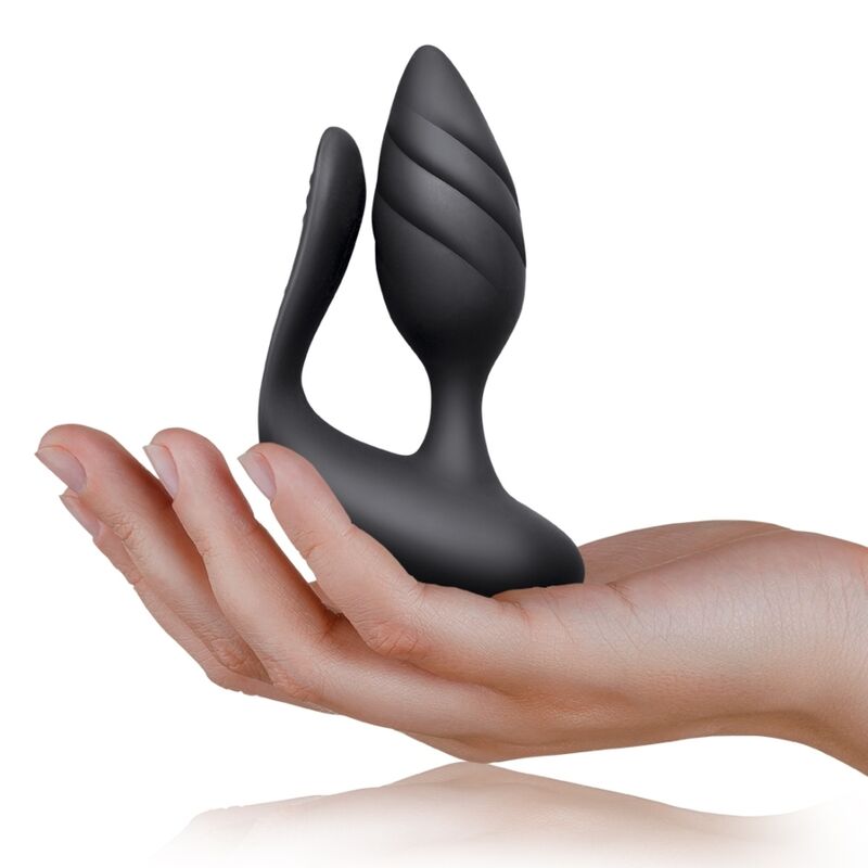 VIBRATORE PLUG CON TELECOMANDO ROCKS-OFF COCKTAIL - NERO