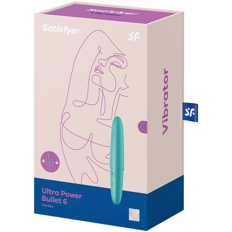 VIBRATORE SATISFYER ULTRA POWER BULLET 6 - TURCHESE
