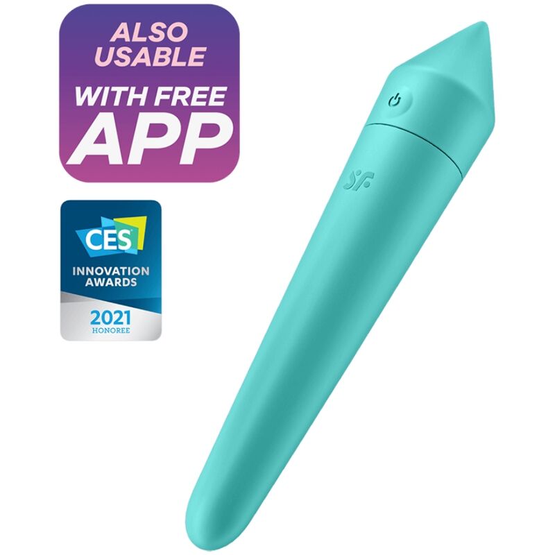 STIMOLATORE CLITORIDEO SATISFYER ULTRA POWER BULLET 8 - TURCHESE