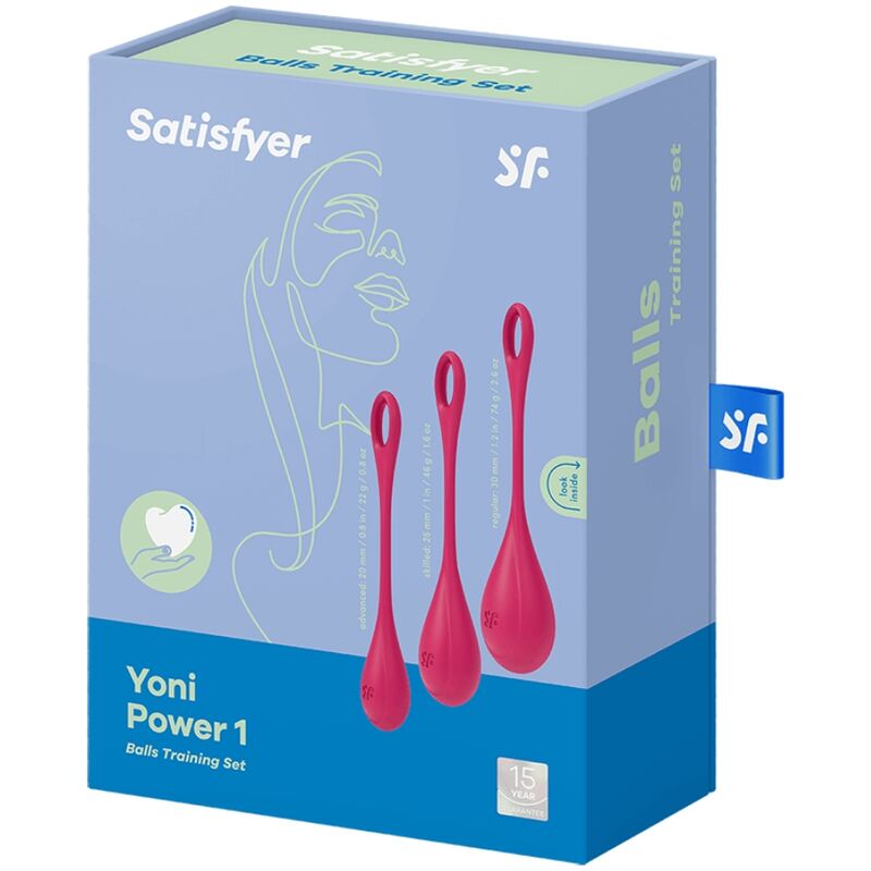 SET VIBRATORI SATISFYER YONI POWER 1 - ROSSO