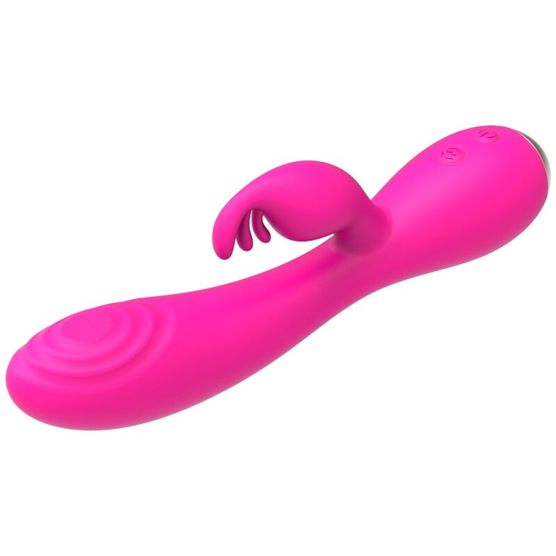VIBRATORE 3 TESTE STIMOLANTI - MAGIC STICK RABBIT  - ROSA