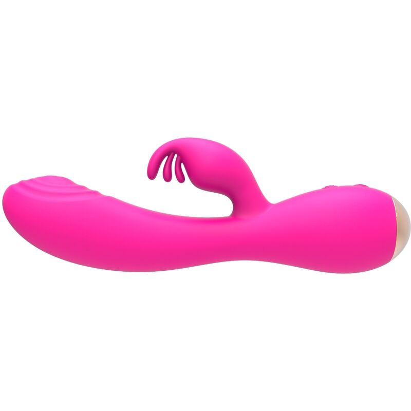 VIBRATORE 3 TESTE STIMOLANTI - MAGIC STICK RABBIT  - ROSA