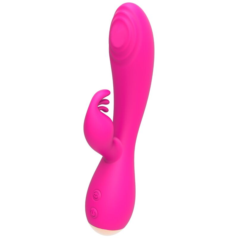 VIBRATORE 3 TESTE STIMOLANTI - MAGIC STICK RABBIT  - ROSA
