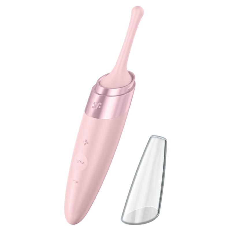 VIBRATORE SATISFYER TWIRLING JOY CLIT PUNTA STIMOLANTE - ROSA