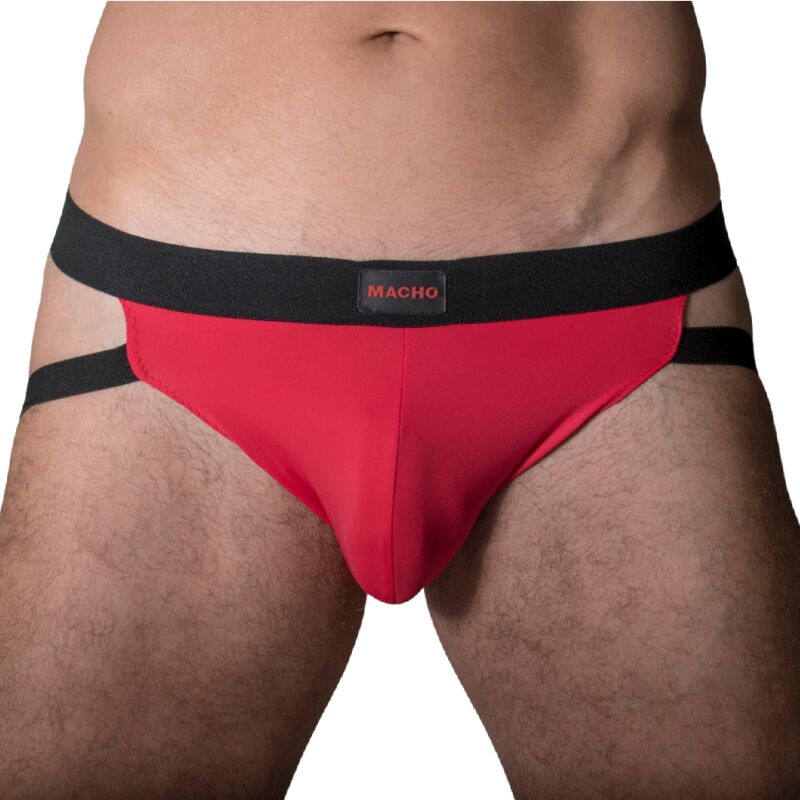 MACHO MX22N SUSPENSORIO REJILLA NERO L/XL