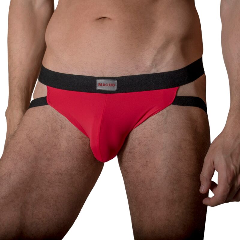 MACHO MX22N SUSPENSORIO REJILLA NERO L/XL