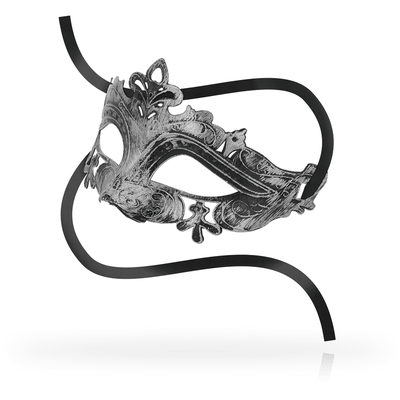 MASCHERE OHMAMA MASCHERA OCULARE VENEZIANA - ARGENTO