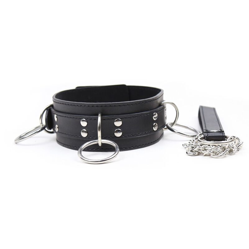 OHMAMA FETISH COLLAR SUMISION CON 3 ANELLI