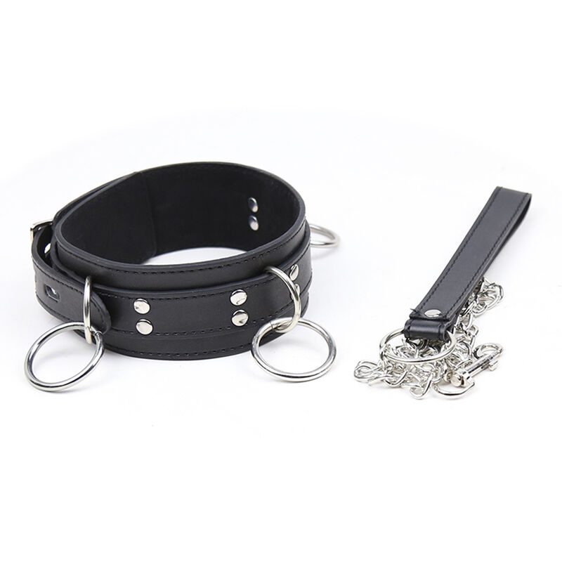 OHMAMA FETISH COLLAR SUMISION CON 3 ANELLI