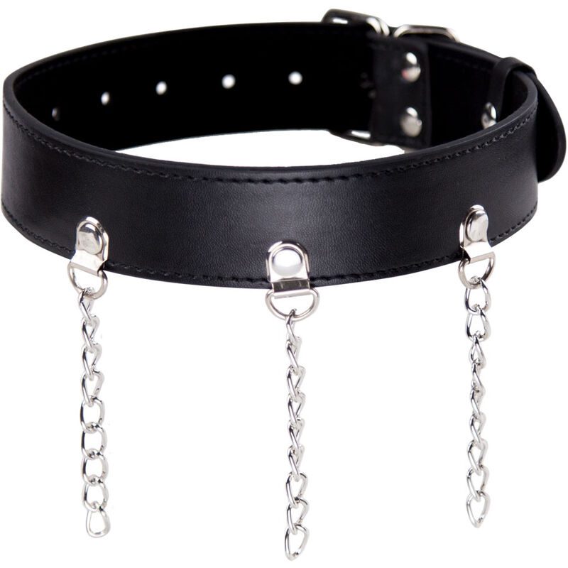 OHMAMA FETISH COLLAR FETISH CON ANELLI