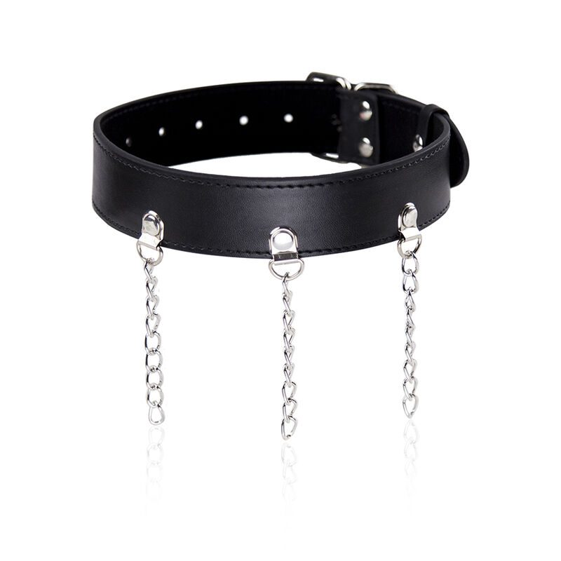 OHMAMA FETISH COLLAR FETISH CON ANELLI