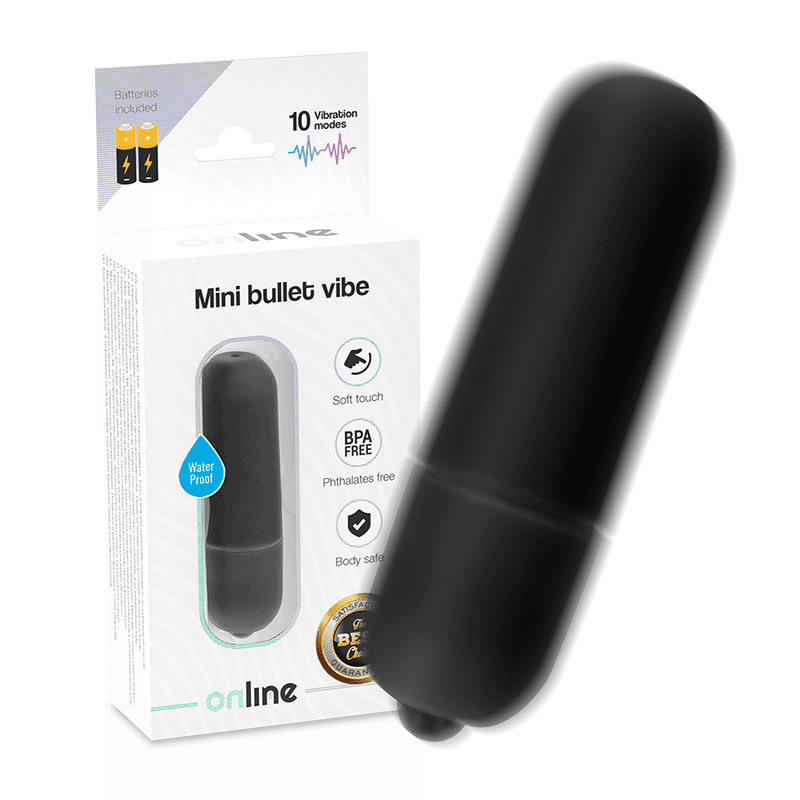 VIBRATORE MINI VIBE ONLINE - IMPERMEABILE - NERO