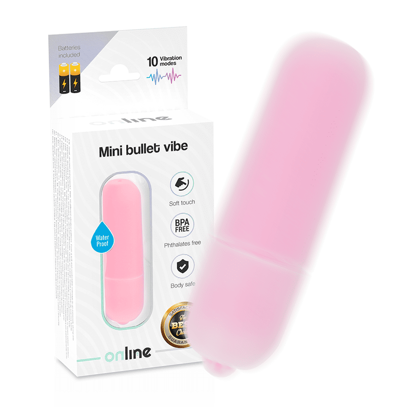 VIBRATORE MINI VIBE ONLINE - IMPERMEABILE - ROSA
