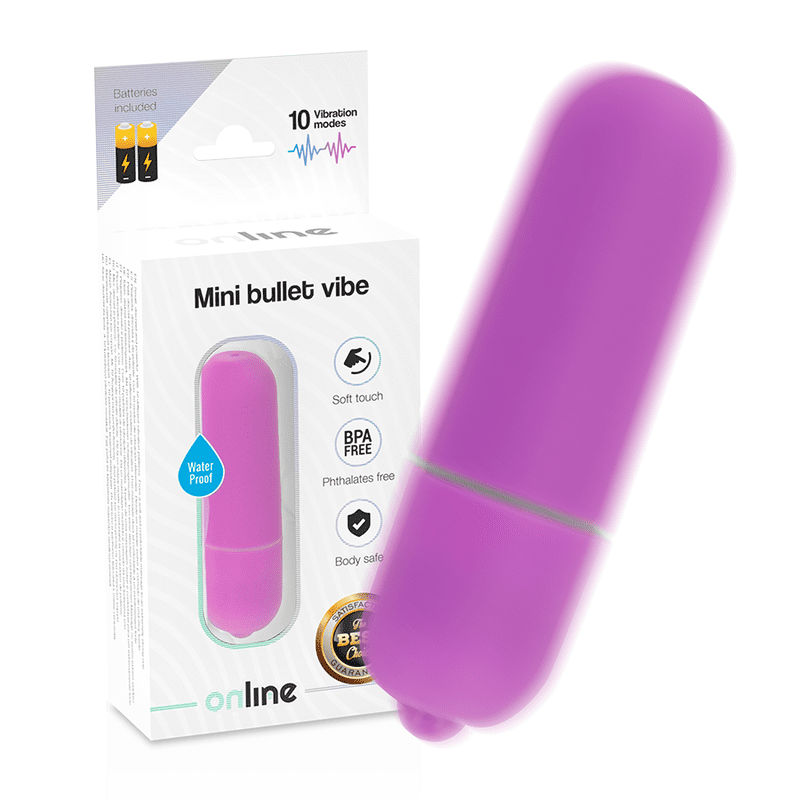 VIBRATORE MINI VIBE ONLINE - IMPERMEABILE - VIOLA