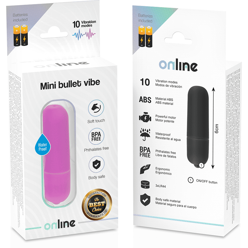 VIBRATORE MINI VIBE ONLINE - IMPERMEABILE - VIOLA