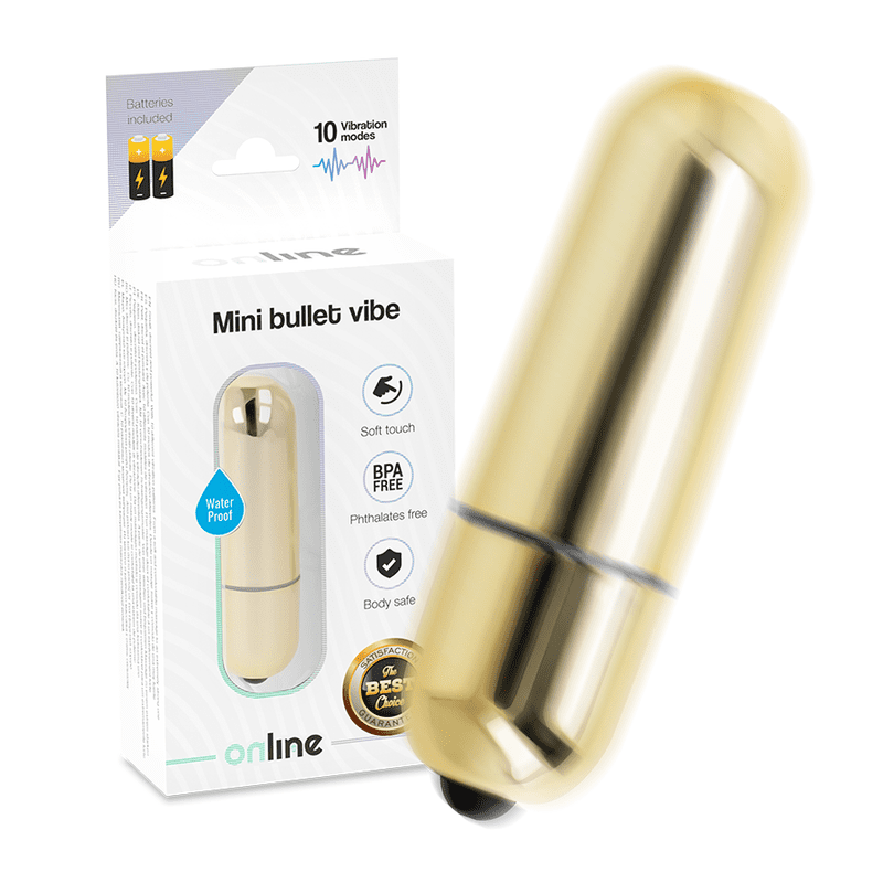 VIBRATORE MINI VIBE ONLINE - IMPERMEABILE GOLDEN