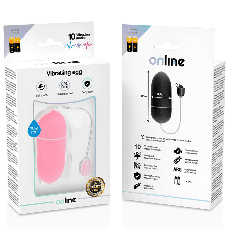 UOVO VIBRANTE IMPERMEABILE - ONLINE - ROSA