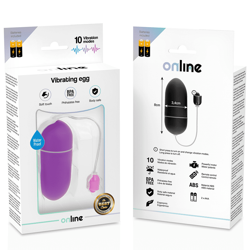 UOVO VIBRANTE IMPERMEABILE - ONLINE - VIOLA