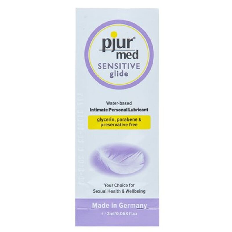 PJUR MED SENSITIVE GLIDE LUBRIVAGINANTE A BASE ACQUA 2 ML