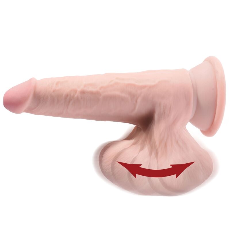 KING COCK PLUS 3D COCK SWINGING BALLS 20,3 CM